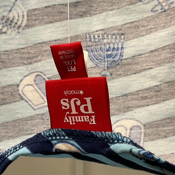 Family PJ's Pet’s Hanukkah Bandana Size L/XL - Picture 5 of 6